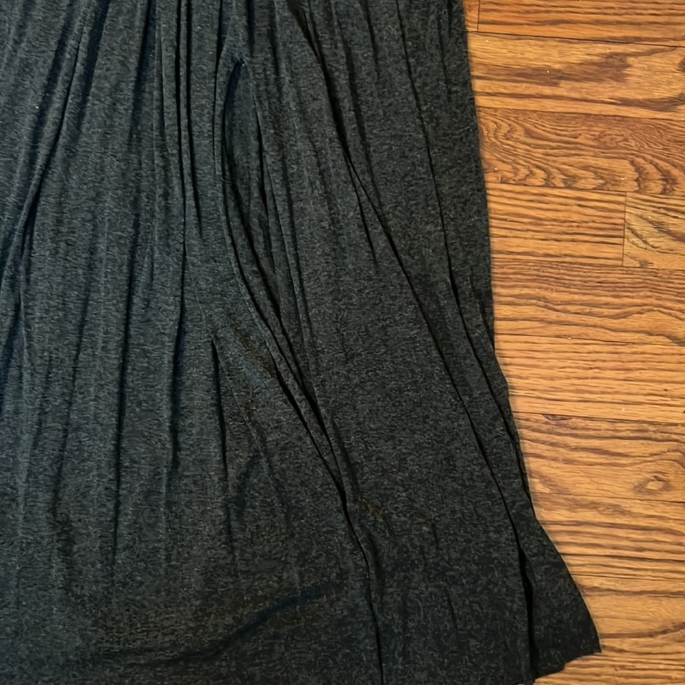 Bailey 44 Dark Gray Knot Front Maxi Dress with Left Front Slit - Picture 4 of 7